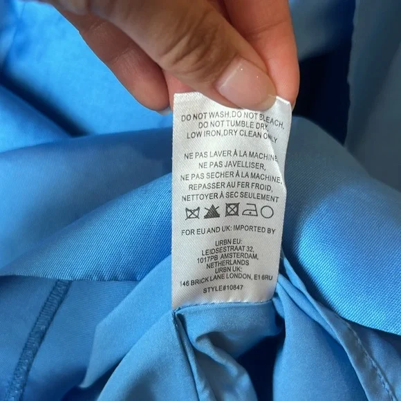 Hutch One Shoulder Blue Dress - Picture 9 of 11